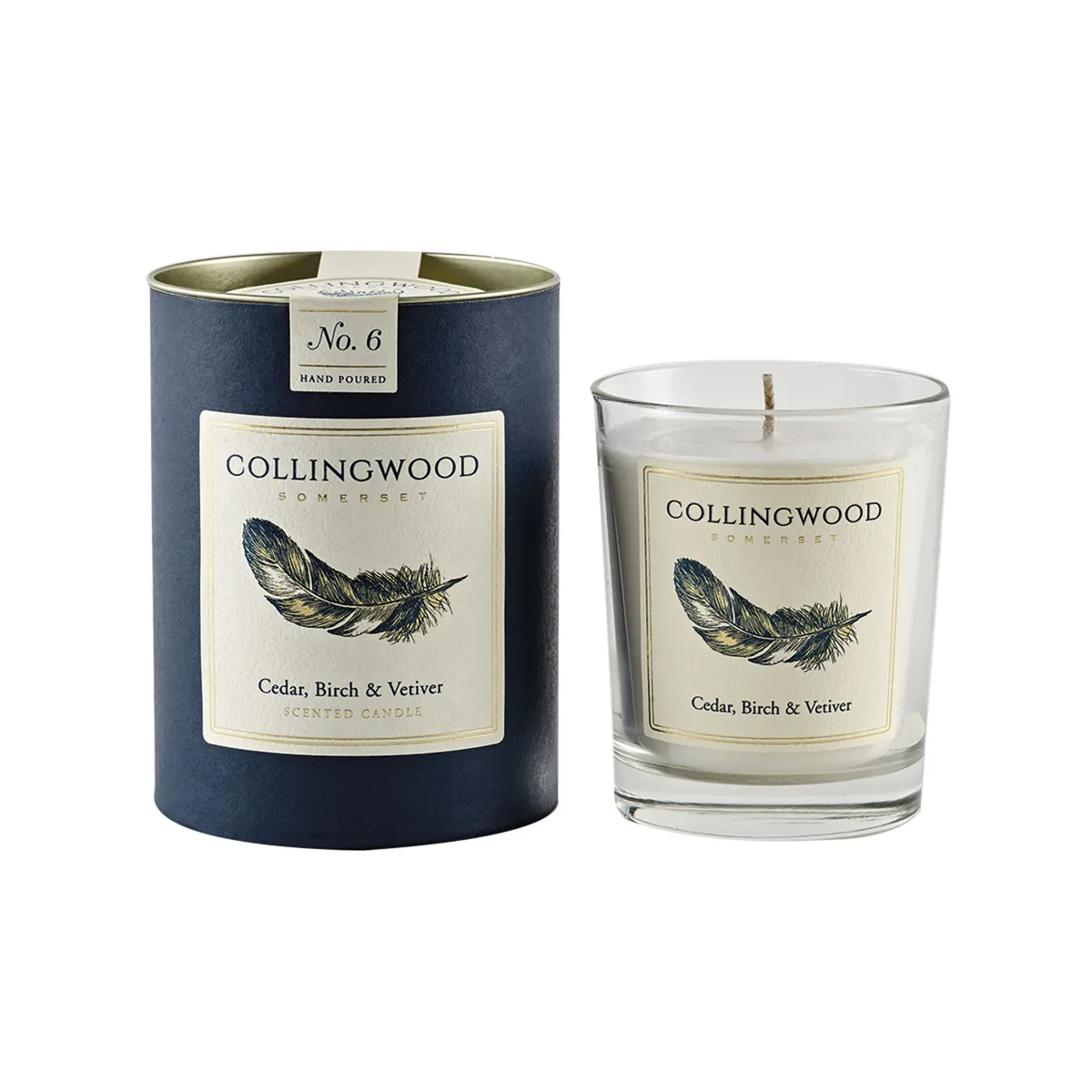 Cedar, birch and vetiver candle, £38, Collingwood of Somerset