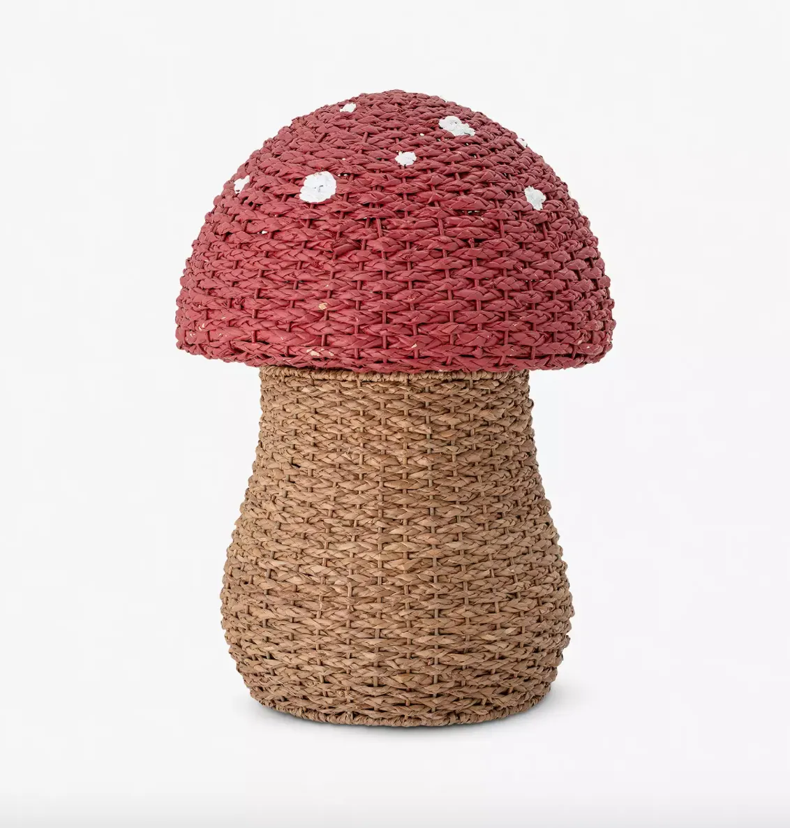 Bloomingville Mini Mushroom Seagrass Storage Basket, John Lewis,