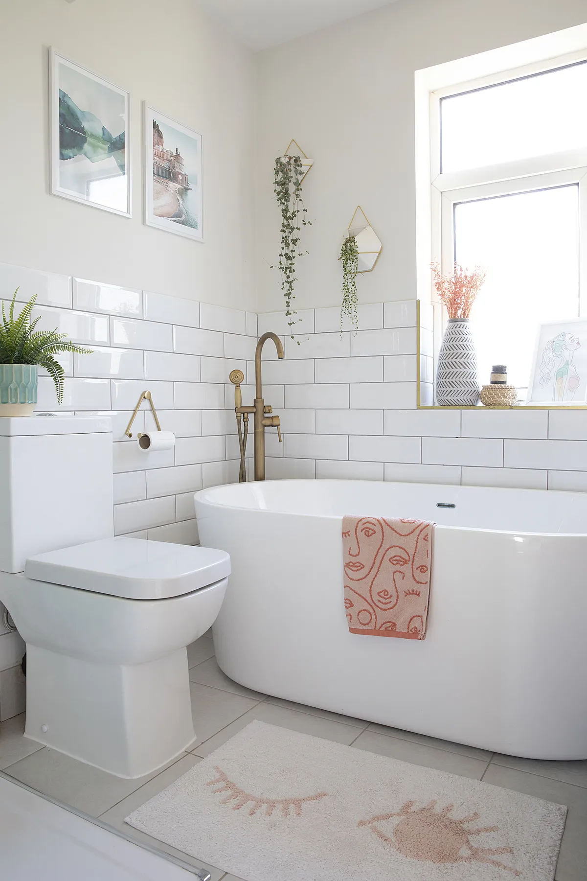 ‘A free-standing bath from Easy Bathrooms was the perfect solution to free up space without compromising on style and luxury,’ says Laura. ‘Even though it’s compact, it’s really deep and a great place for unwinding at the end of the day’