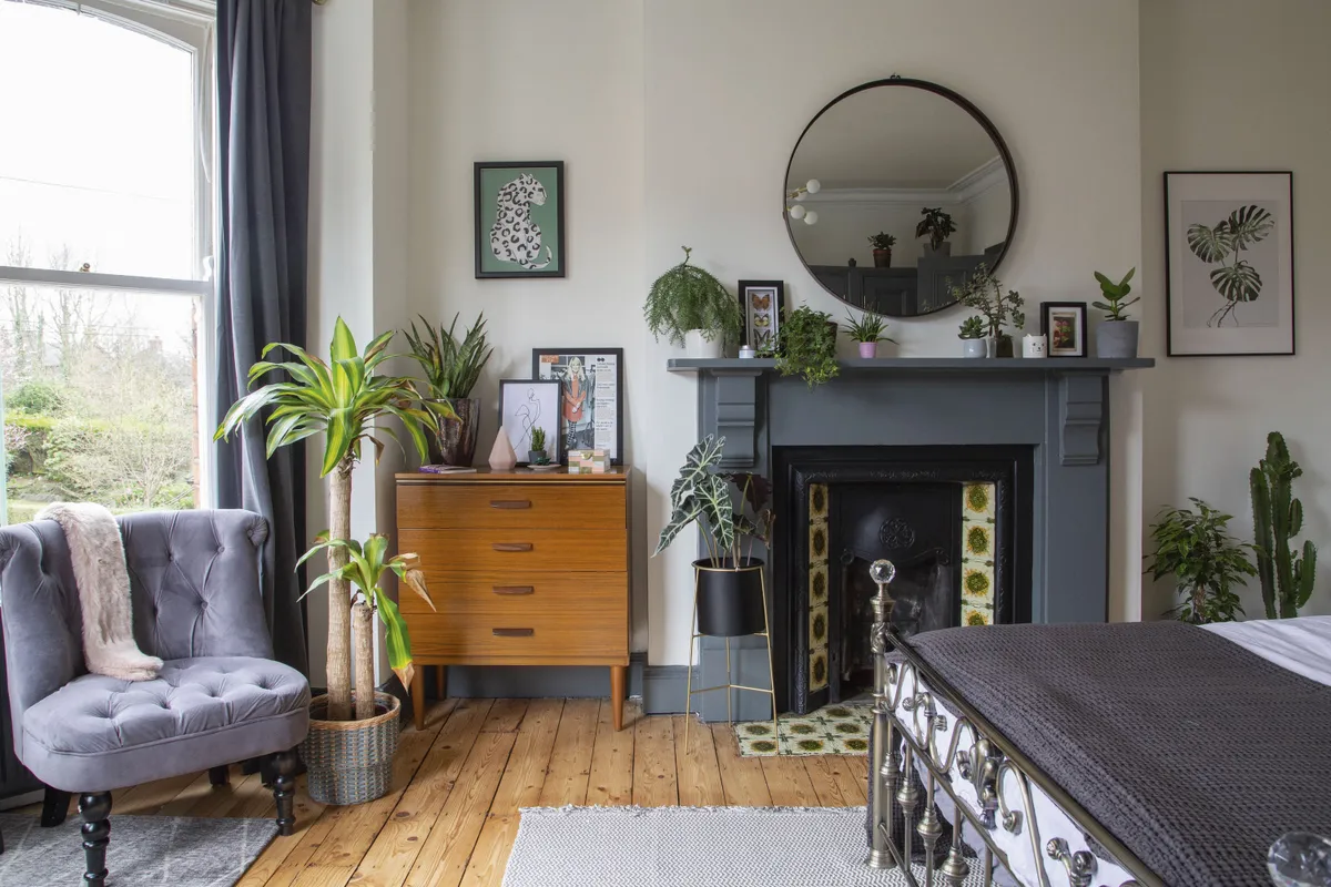With a tight budget and limited time, Laura focused on making a big impact with as few resources as possible. Restoring the floorboards, painting the walls and upcycling furniture she already owned were quick and cost-effective ways of giving her bedroom a whole new look
