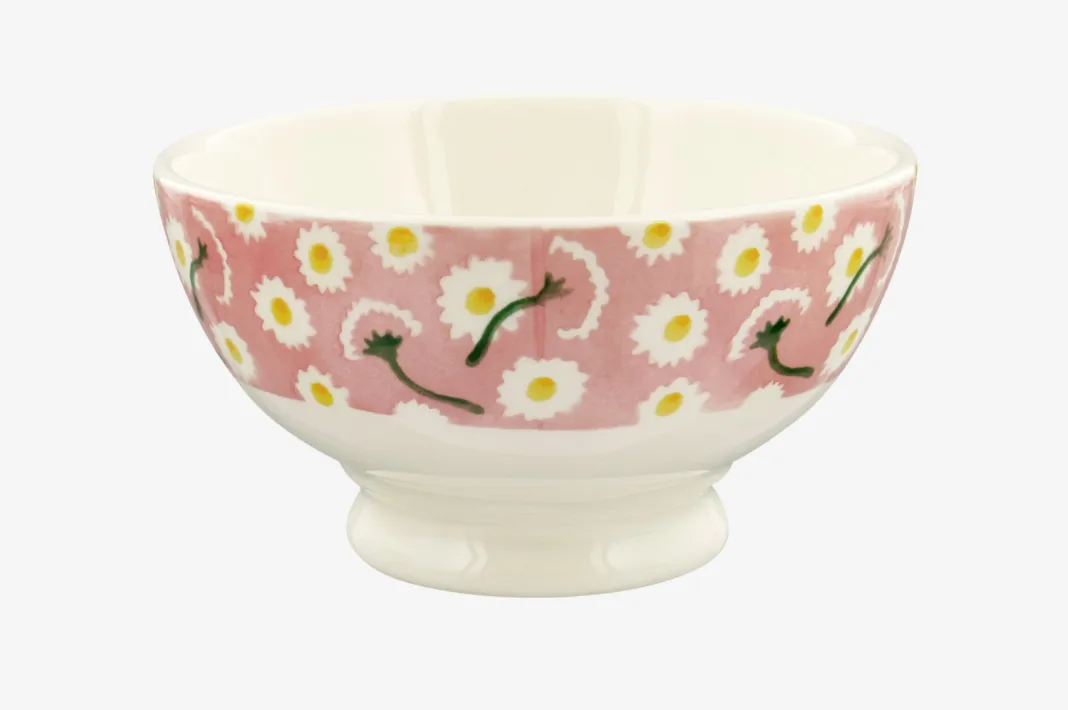 Pink Daisy French Bowl