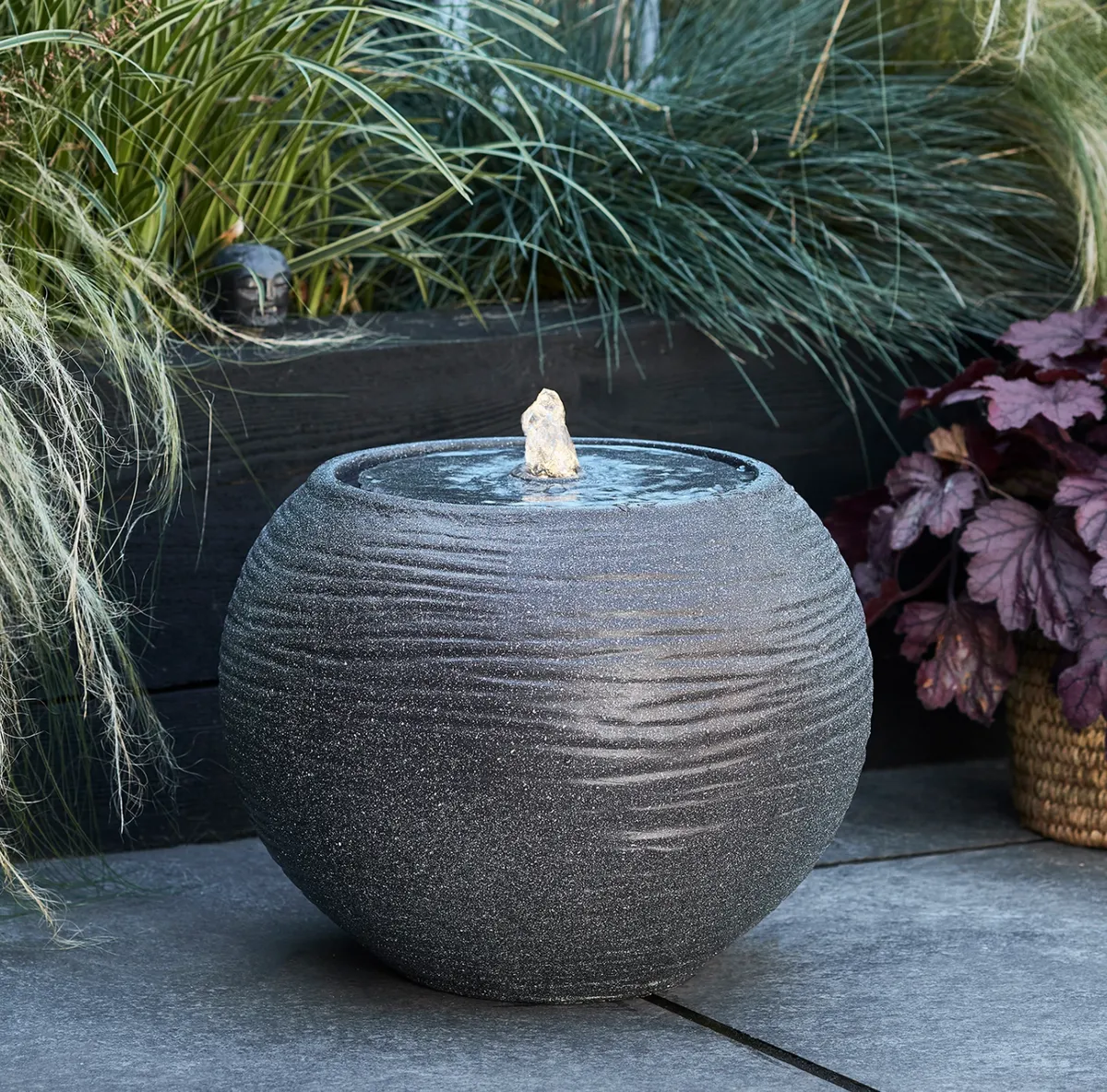 Stone Sphere Water Feature, £159.99, Lights4fun