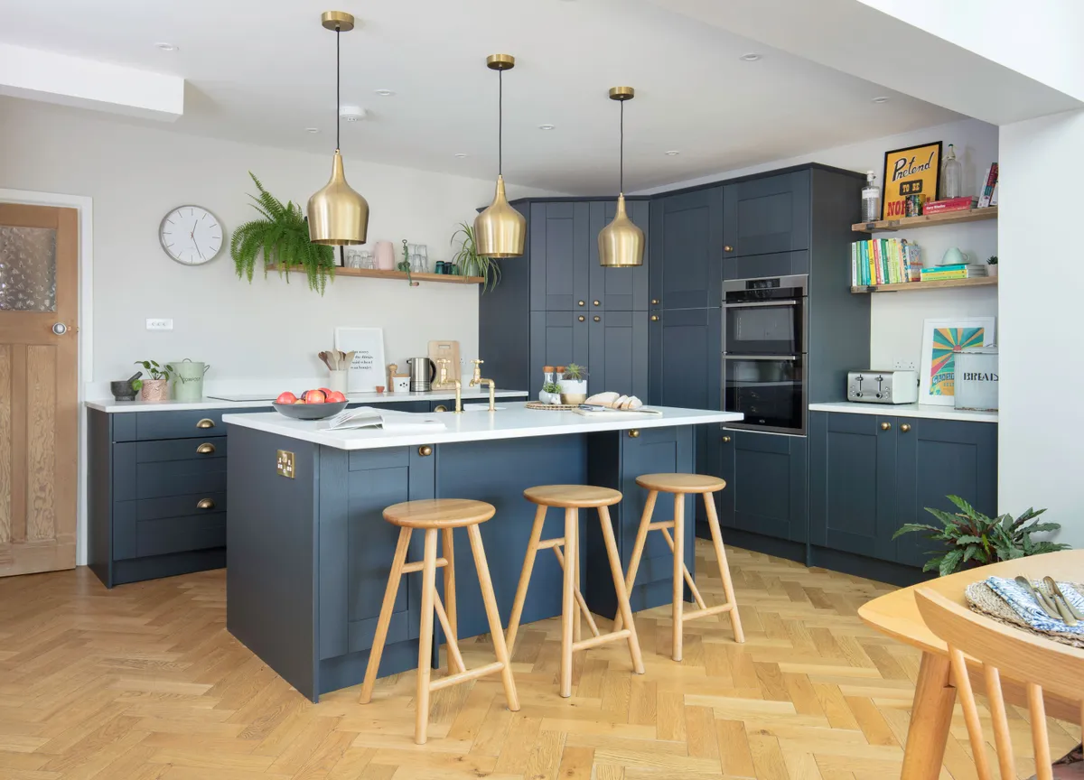 Investing in a bright, airy extension and quality fixtures and fittings has given Sara and Lucy a high-end yet practical family kitchen
