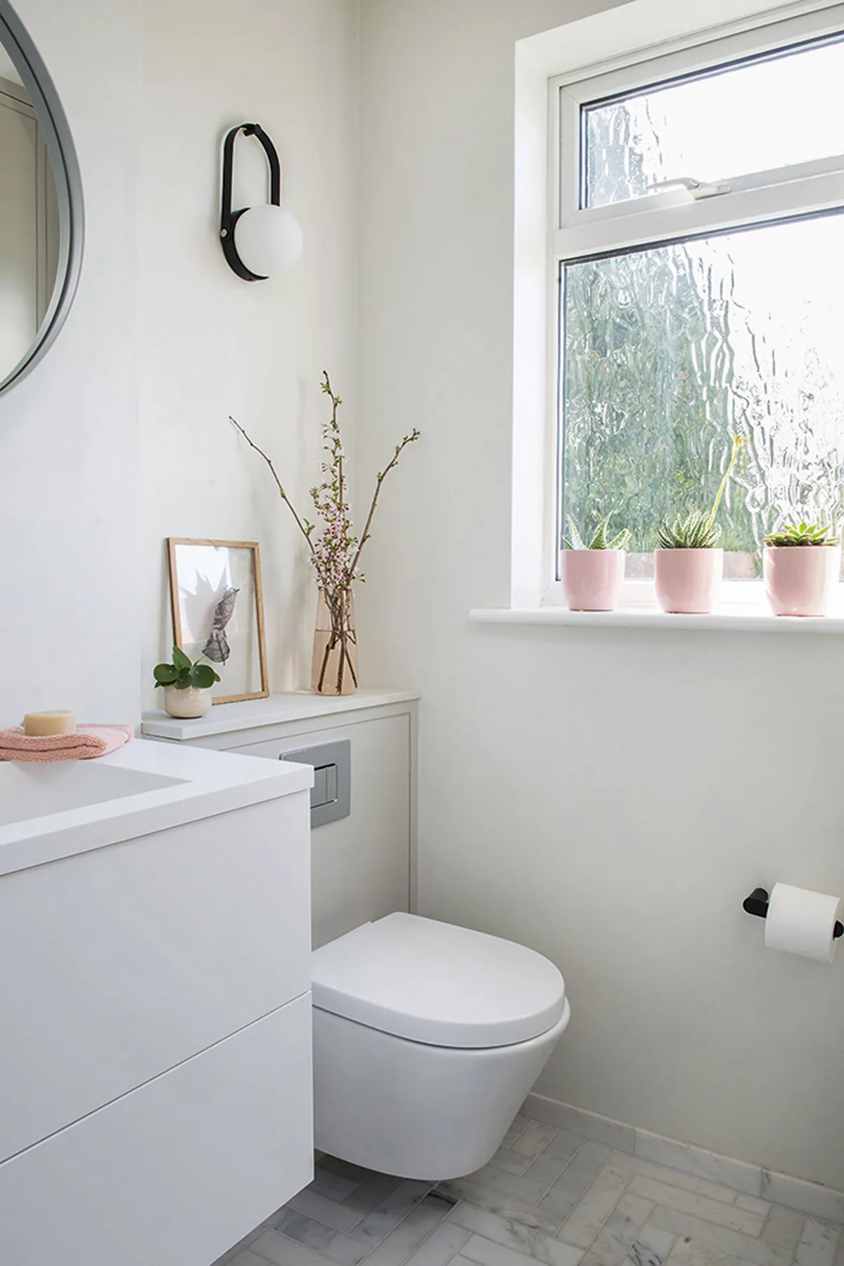 Bathroom makeover: 'Downsizing has made a big difference'