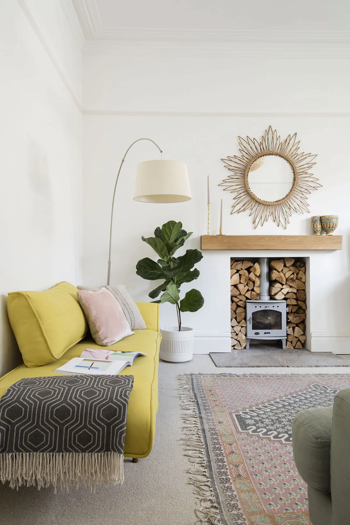 victorian terrace home makeover - living room
