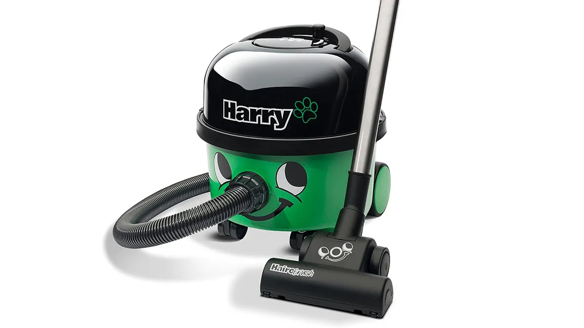 Harry vacuum cleaner on a white background