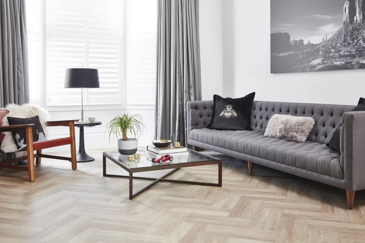 Marilyn vinyl flooring, from £19 per sq m, The Luxury Trends Collection, Leoline