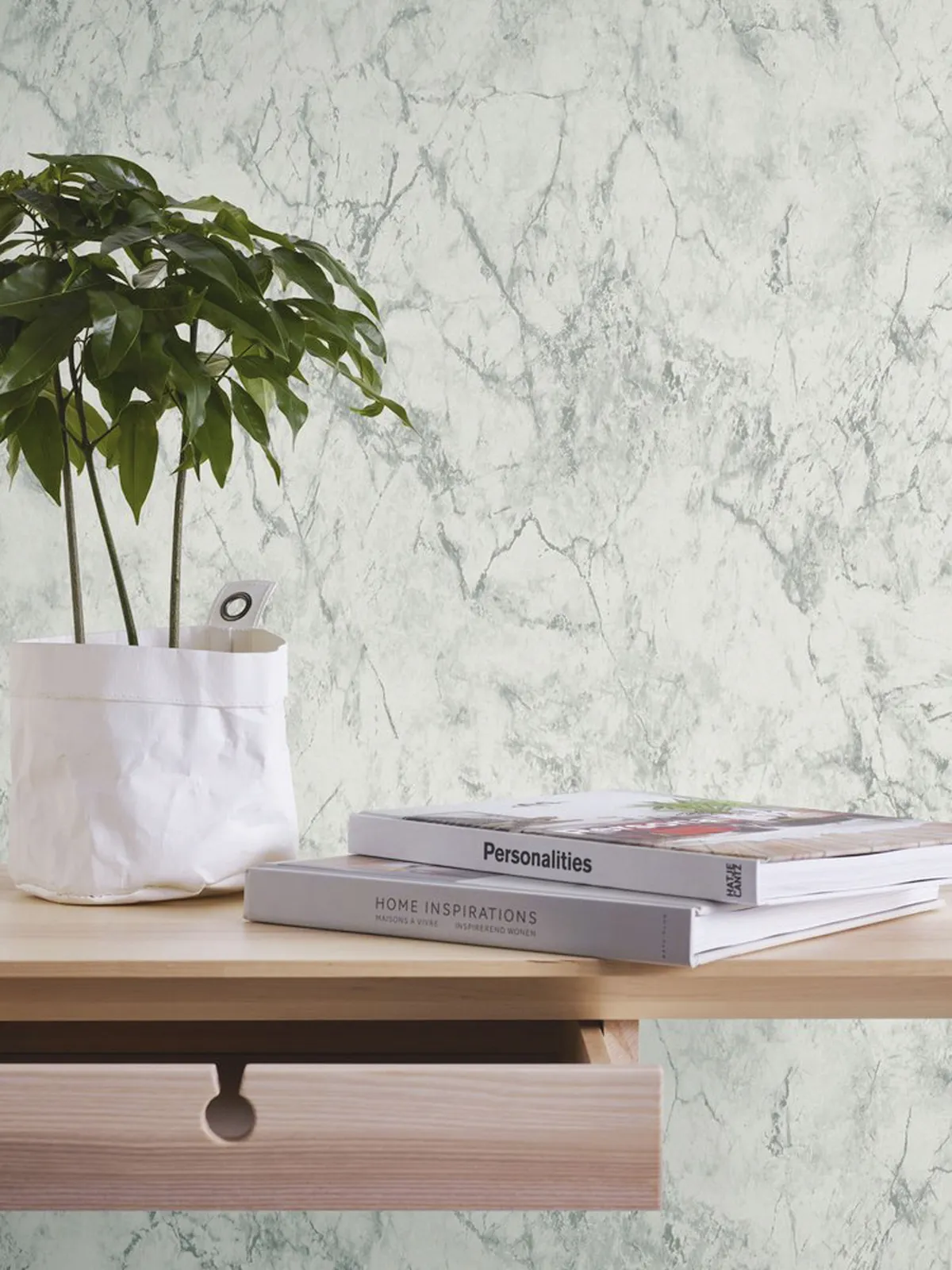 Albany Industrial Textures Marble wallpaper, £19.99 per roll, Wallpaper Direct