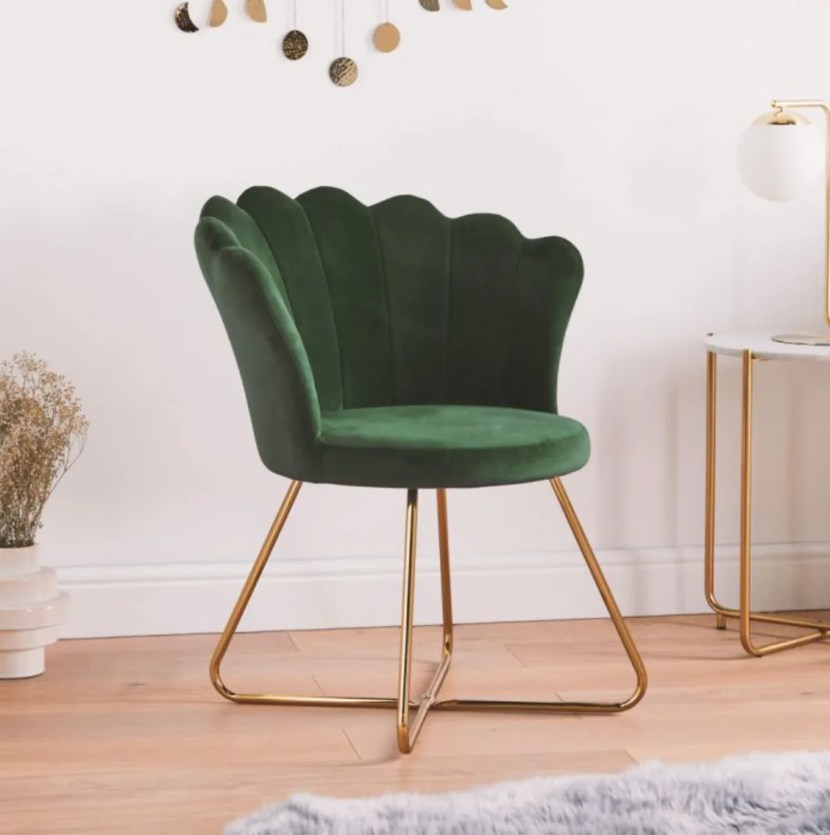 Lotus Green Accent Chair