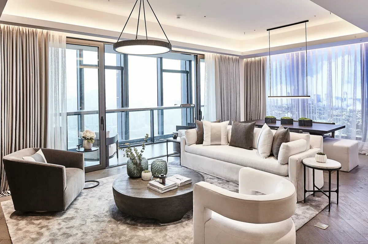 Show apartment designed by Kelly Hoppen in Shenzhen, China