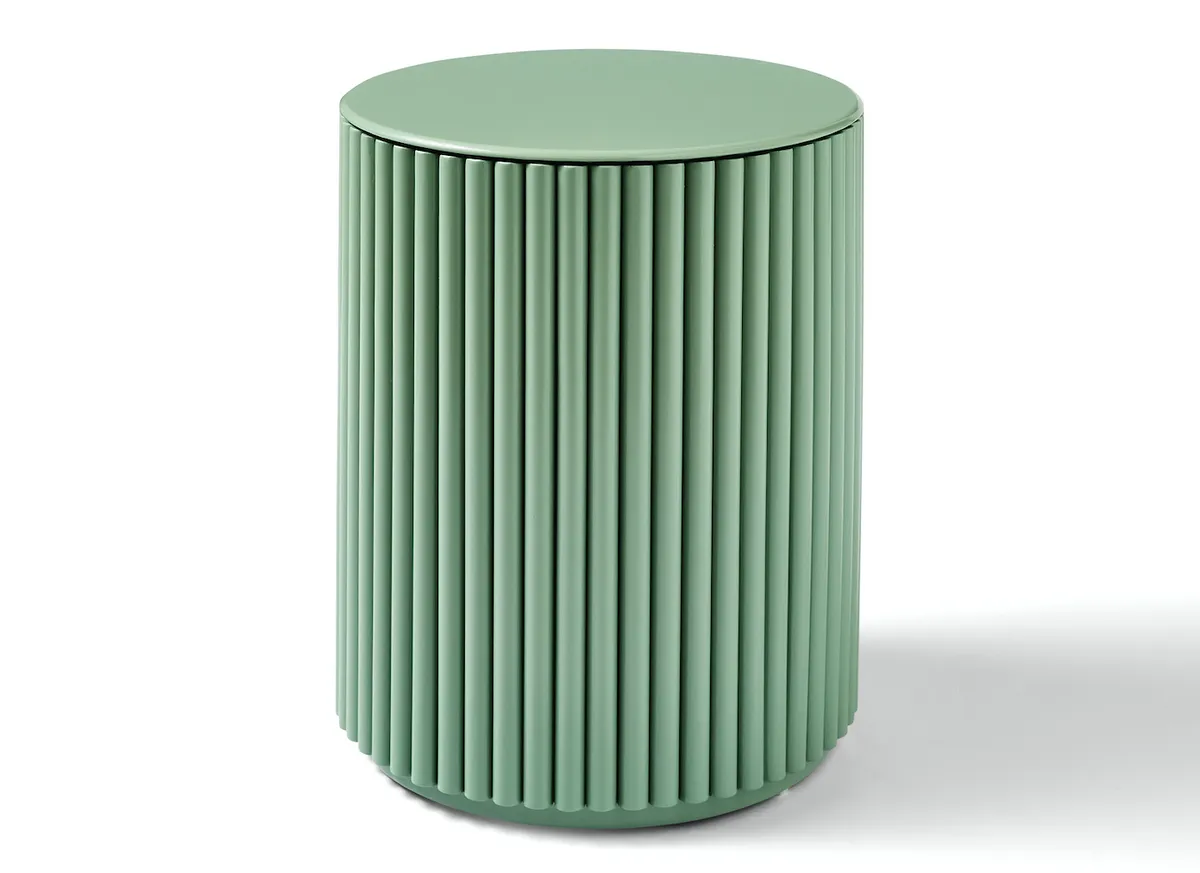 the little guy side table in green, £149