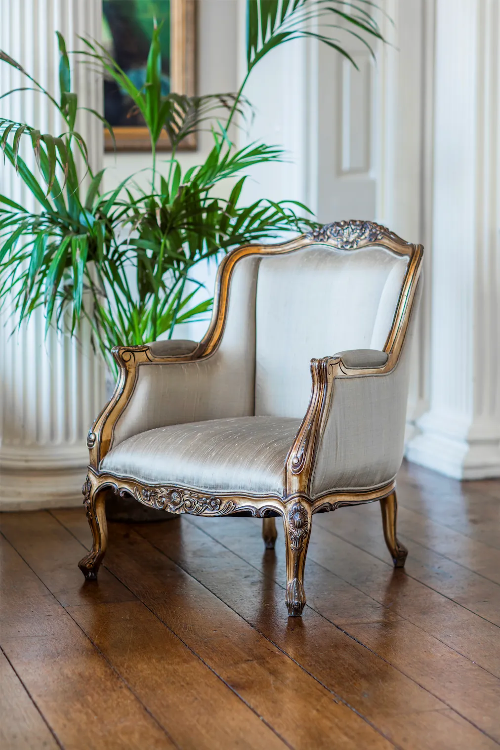 Palais de Versailles Daddy Gold Armchair, The French Bedroom Company