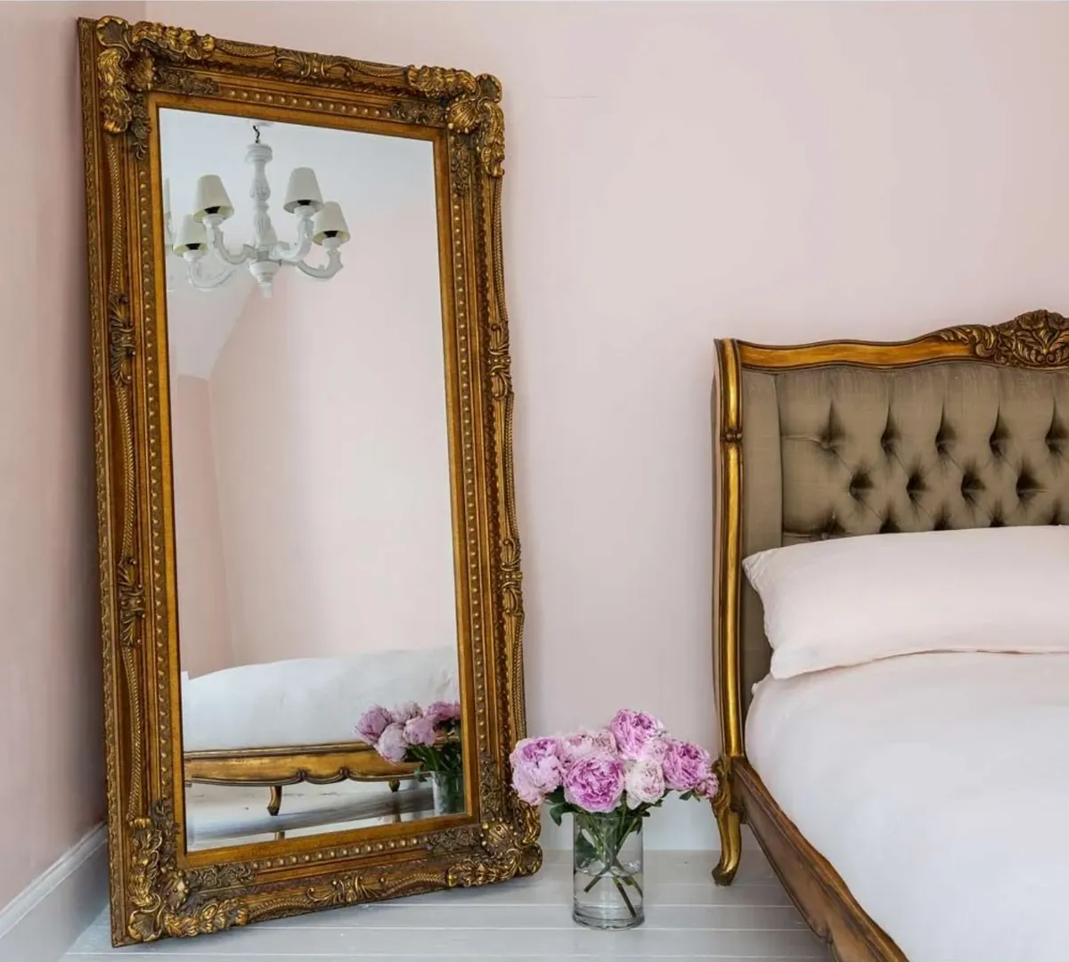 Double-Framed Marquise Gold Mirror, The French Bedroom Company