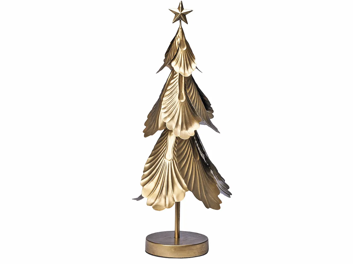 Gold christmas tree