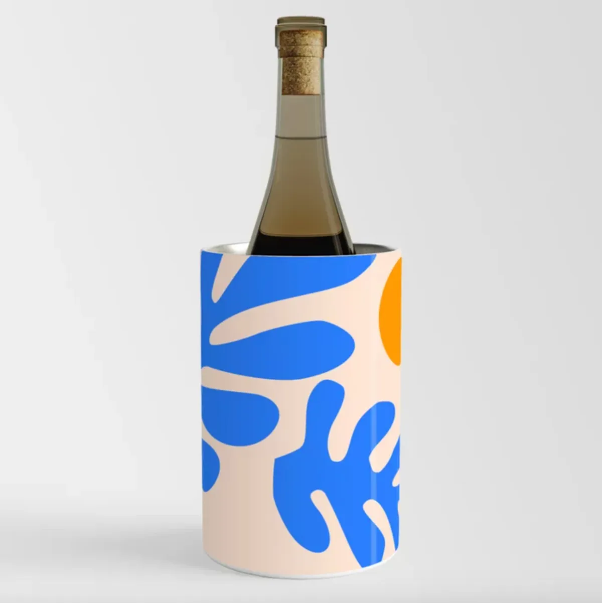 Henri Matisse Leaves Blue Wine Chiller