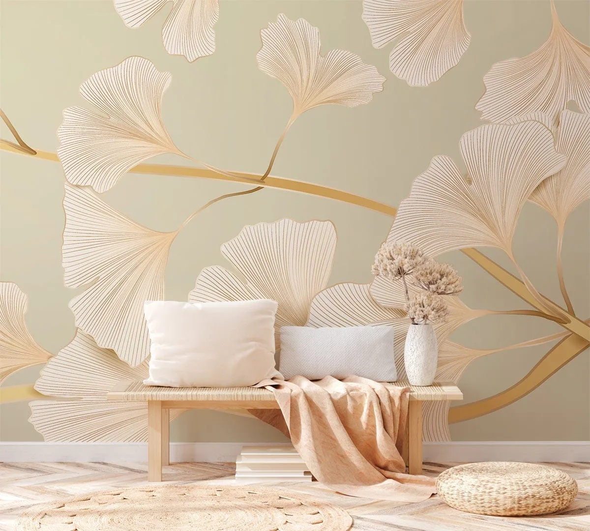 pastel-ginkgo-wallpaper-for-home