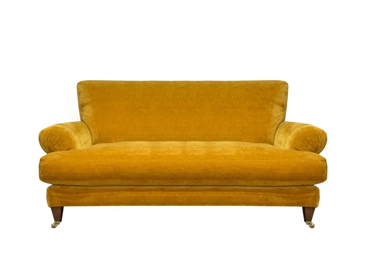 Barker and Stonehouse yellow sofa