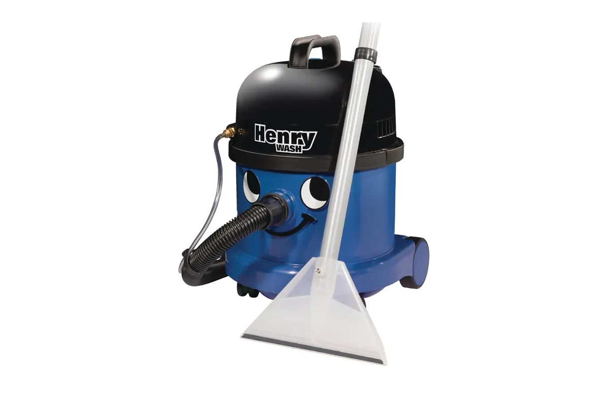Henry wash hoover on white background