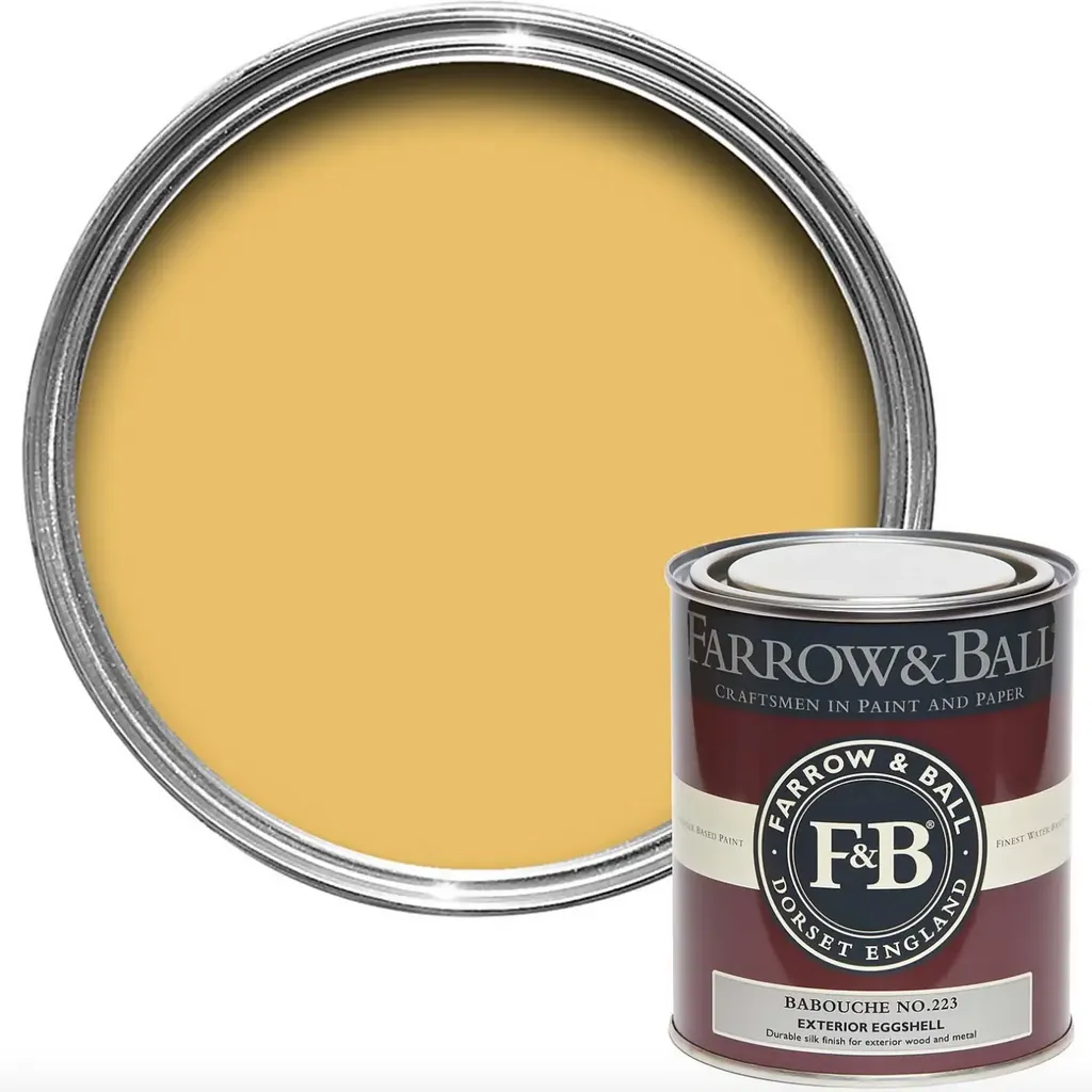 Farrow & Ball Exterior Eggshell Paint in Babouche