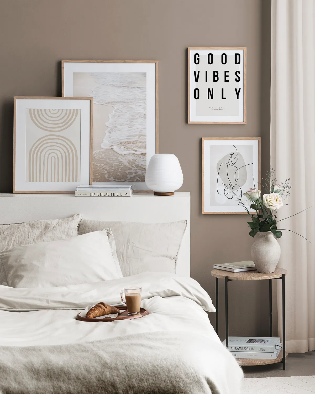 beige bedroom walls