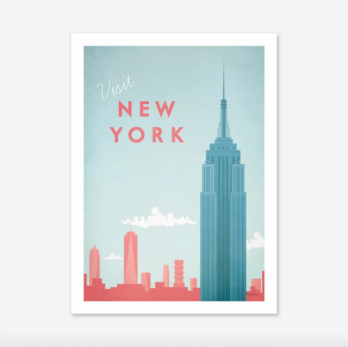 Travel Poster Co. Visit New York Art Print, Fy!