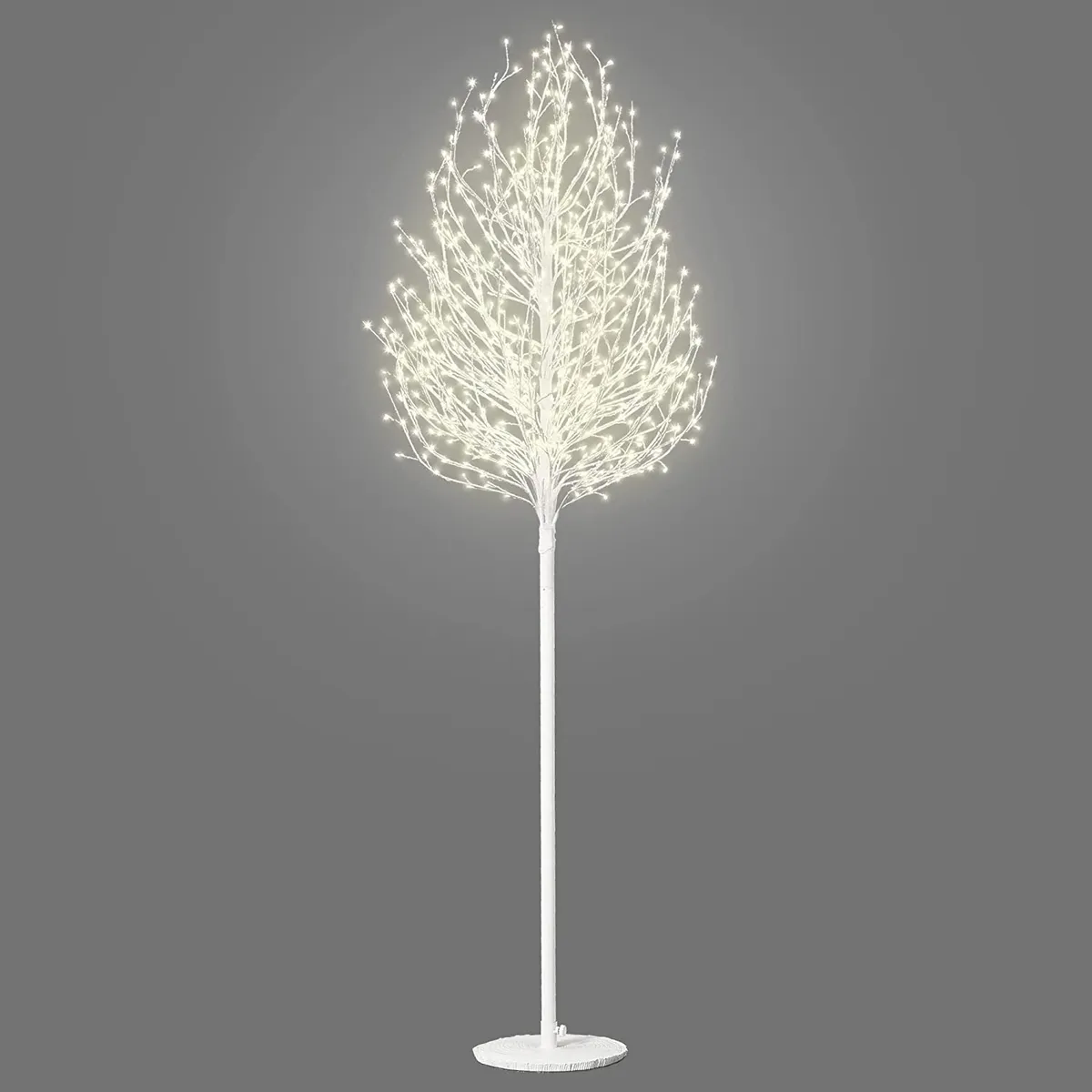White Pre-lit Christmas Tree
