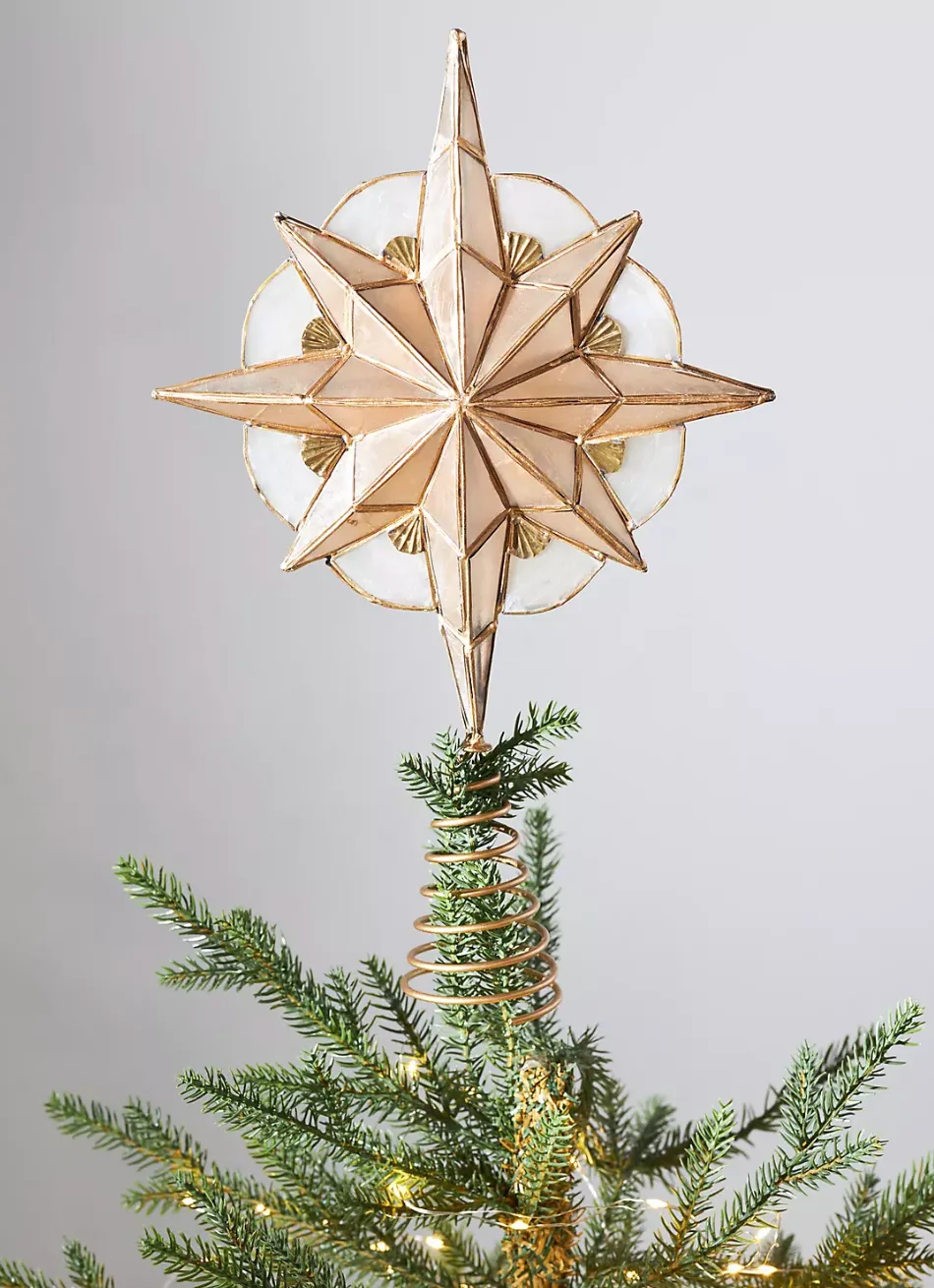 Shell Star Christmas Tree Topper
