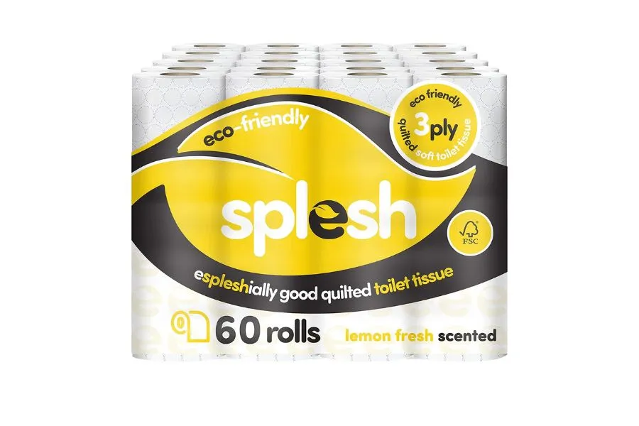 Splesh lemon toilet roll