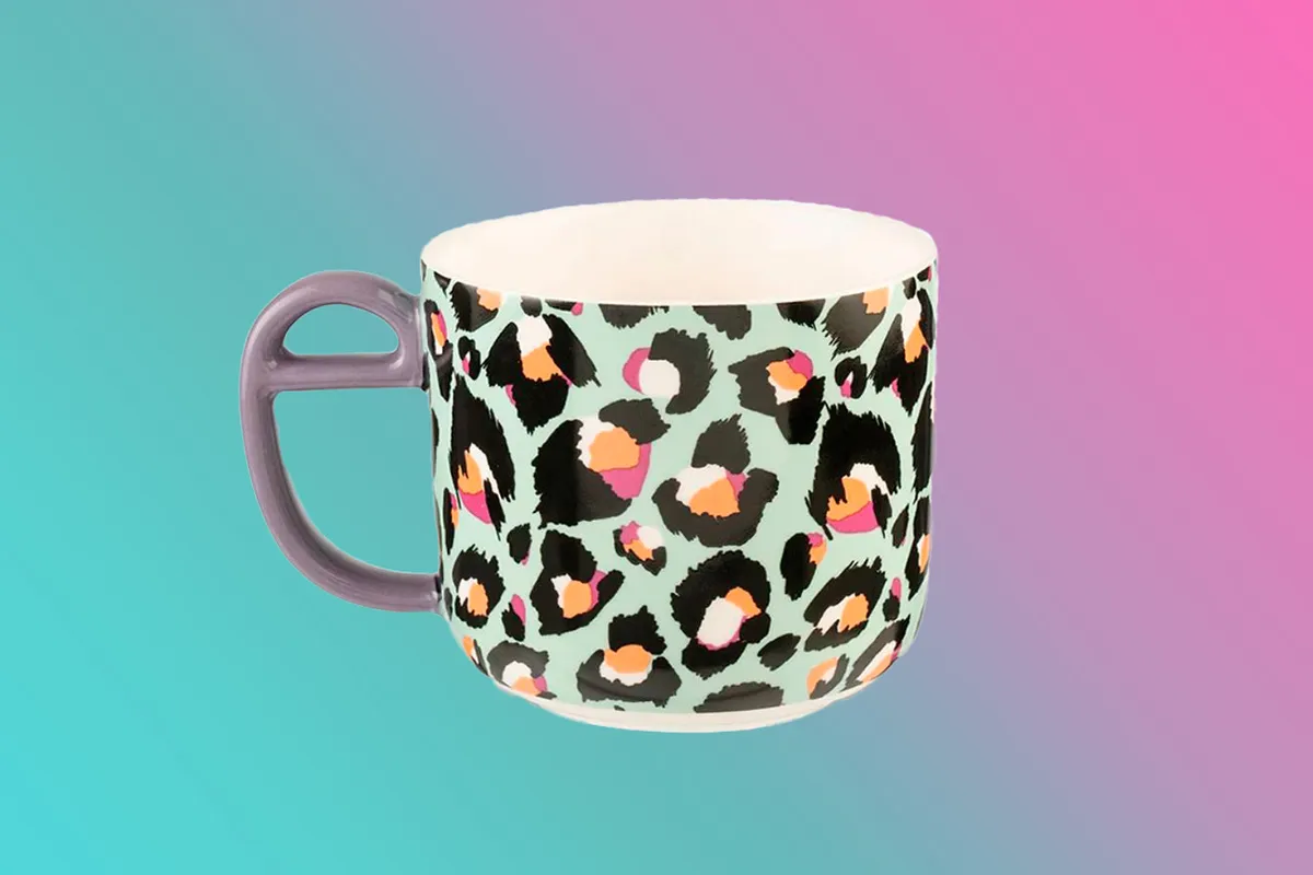 Eleanor Bowmer leopard print mug