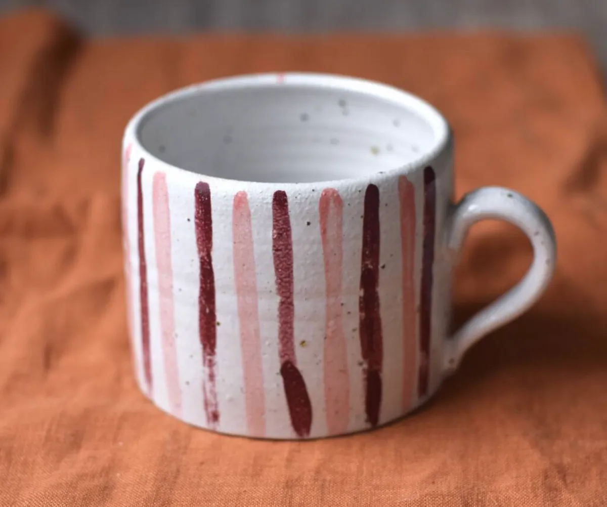 Ceramic Stripey Mug
