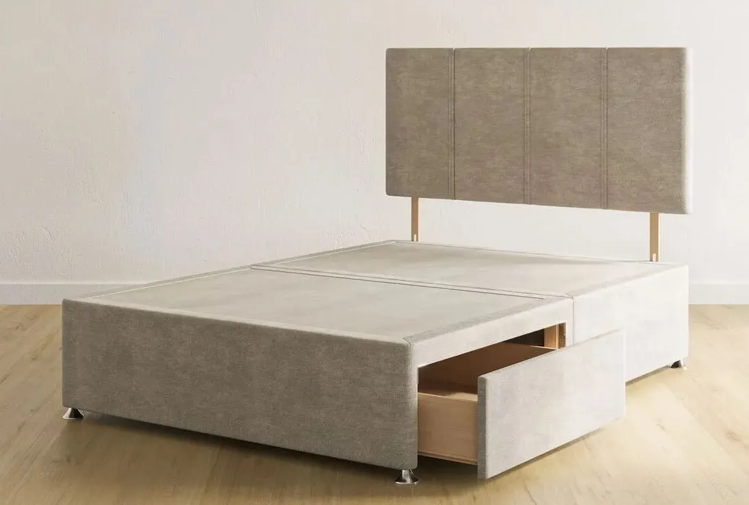 Grey divan bed