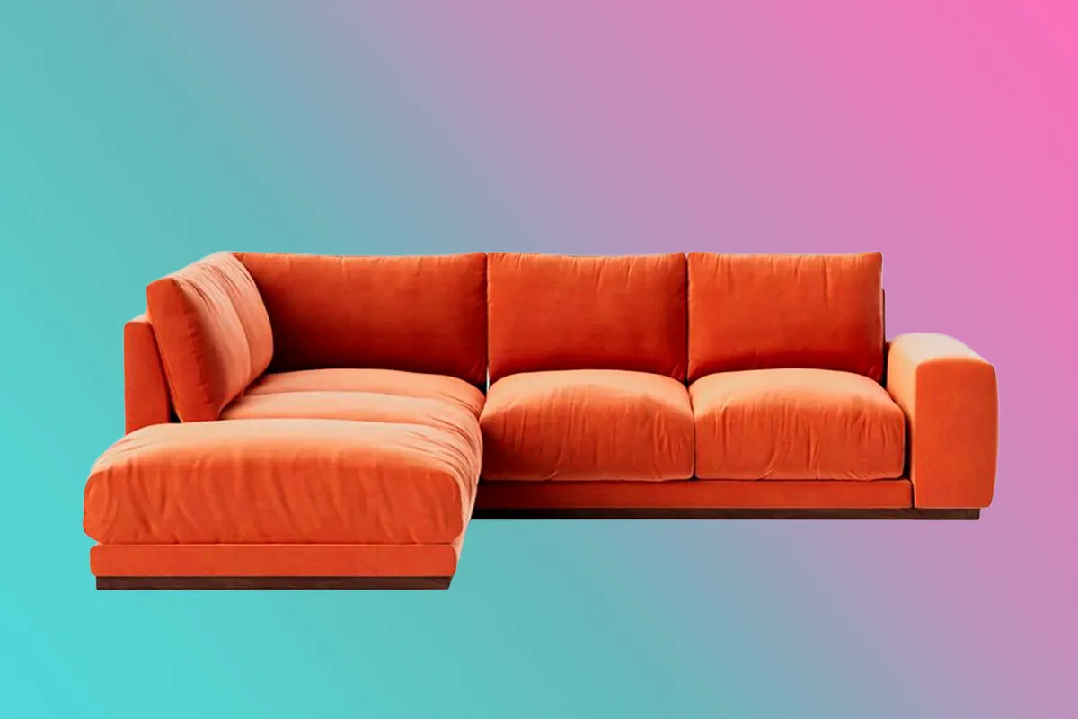 Swoon Denver Burnt Orange Corner Sofa