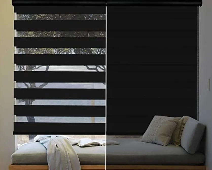 Day and night black blinds
