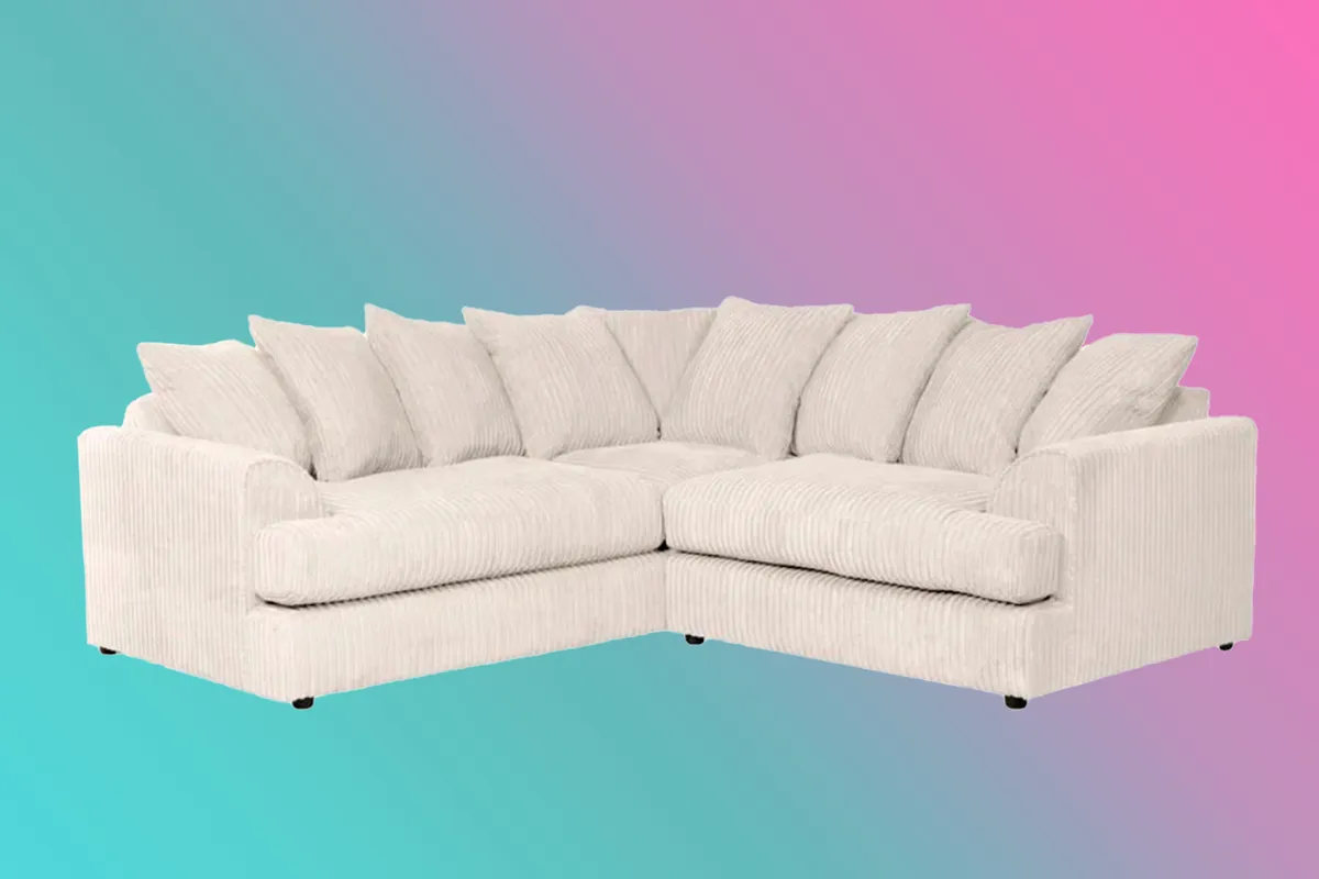 Off-white corner sofa