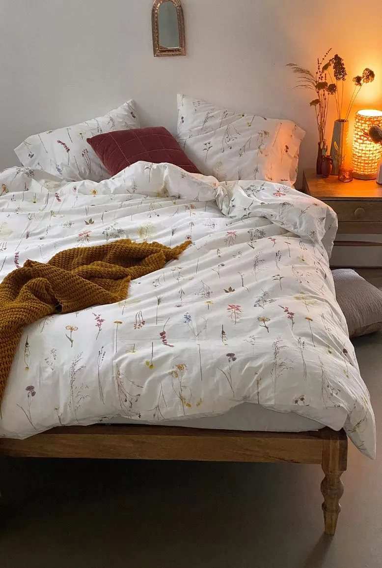 Pressed flower bedding from Urban Outfitters