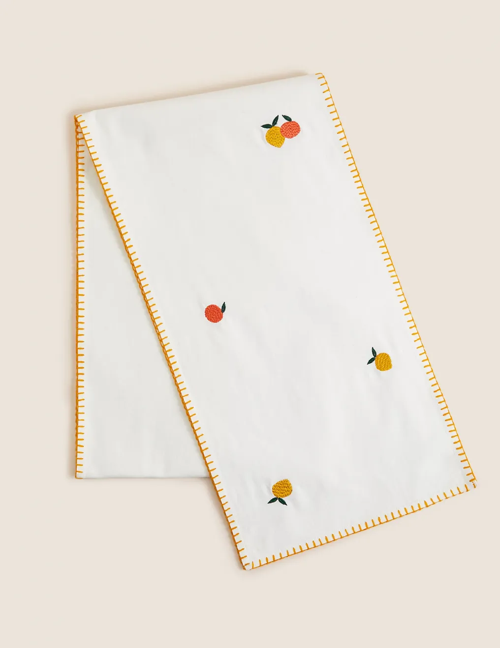 Pure cotton fruit table runner
