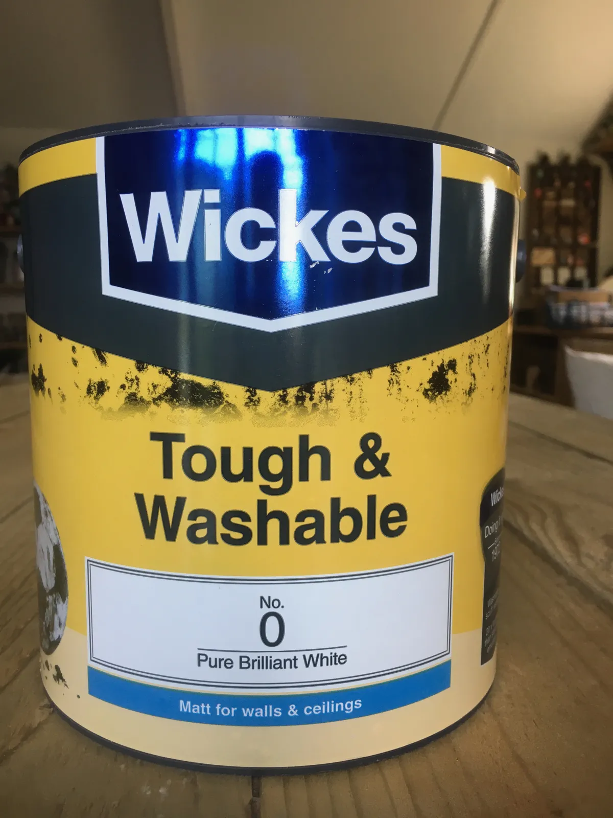 Wickes tough & washable pure brilliant white matt emulsion