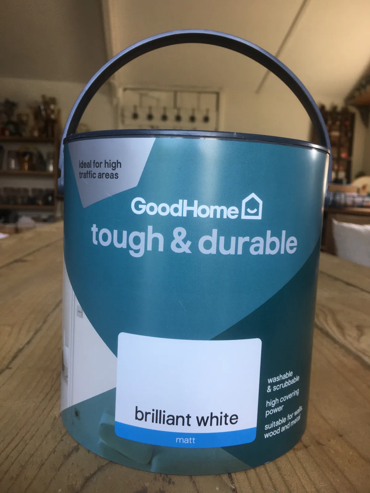 GoodHome tough & durable brilliant white matt emulsion