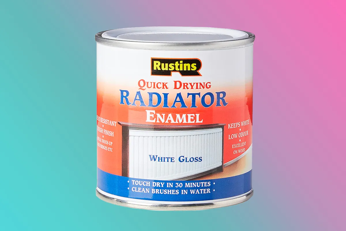 Rustins quick dry radiator paint