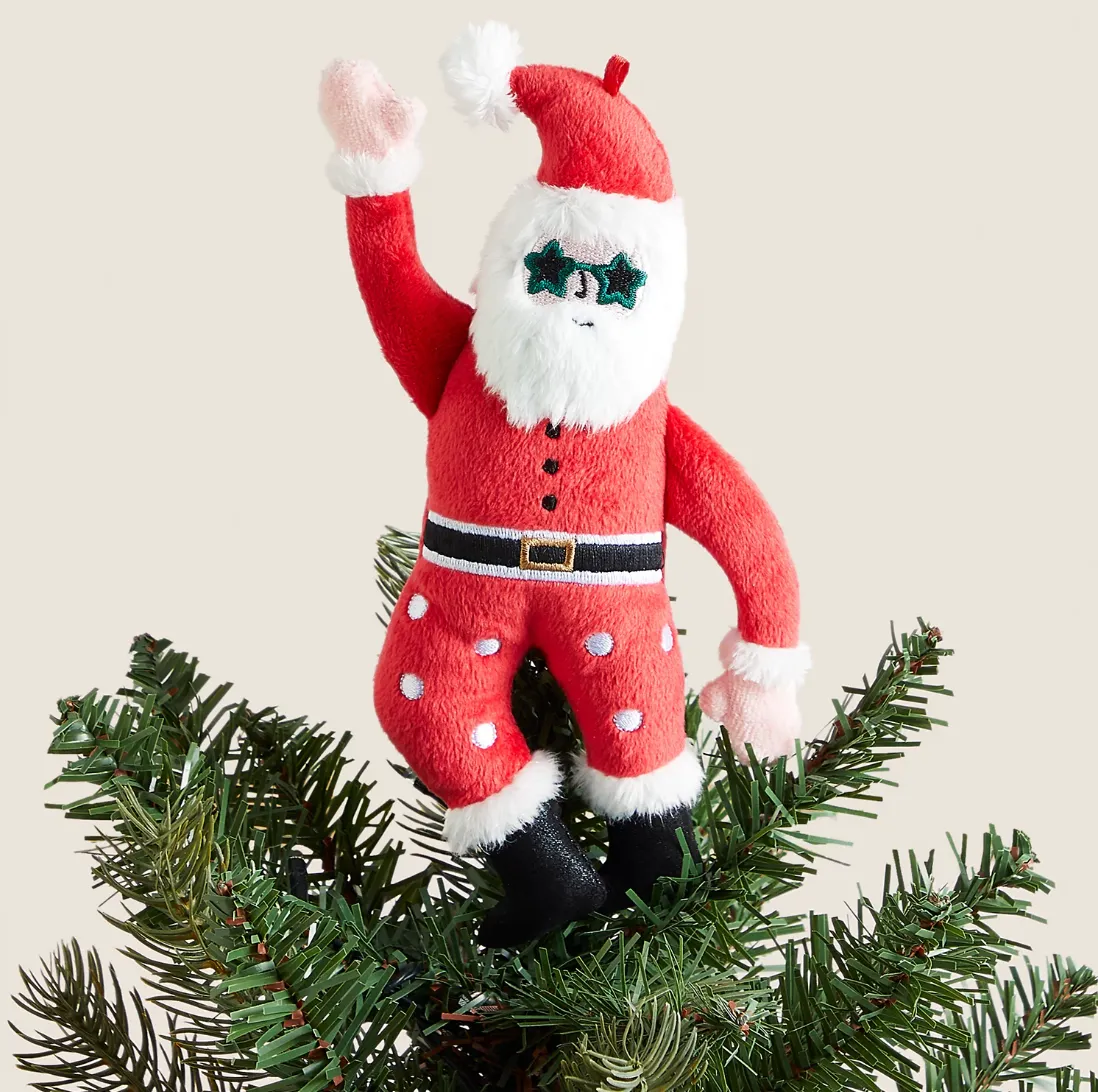 Santa tree topper