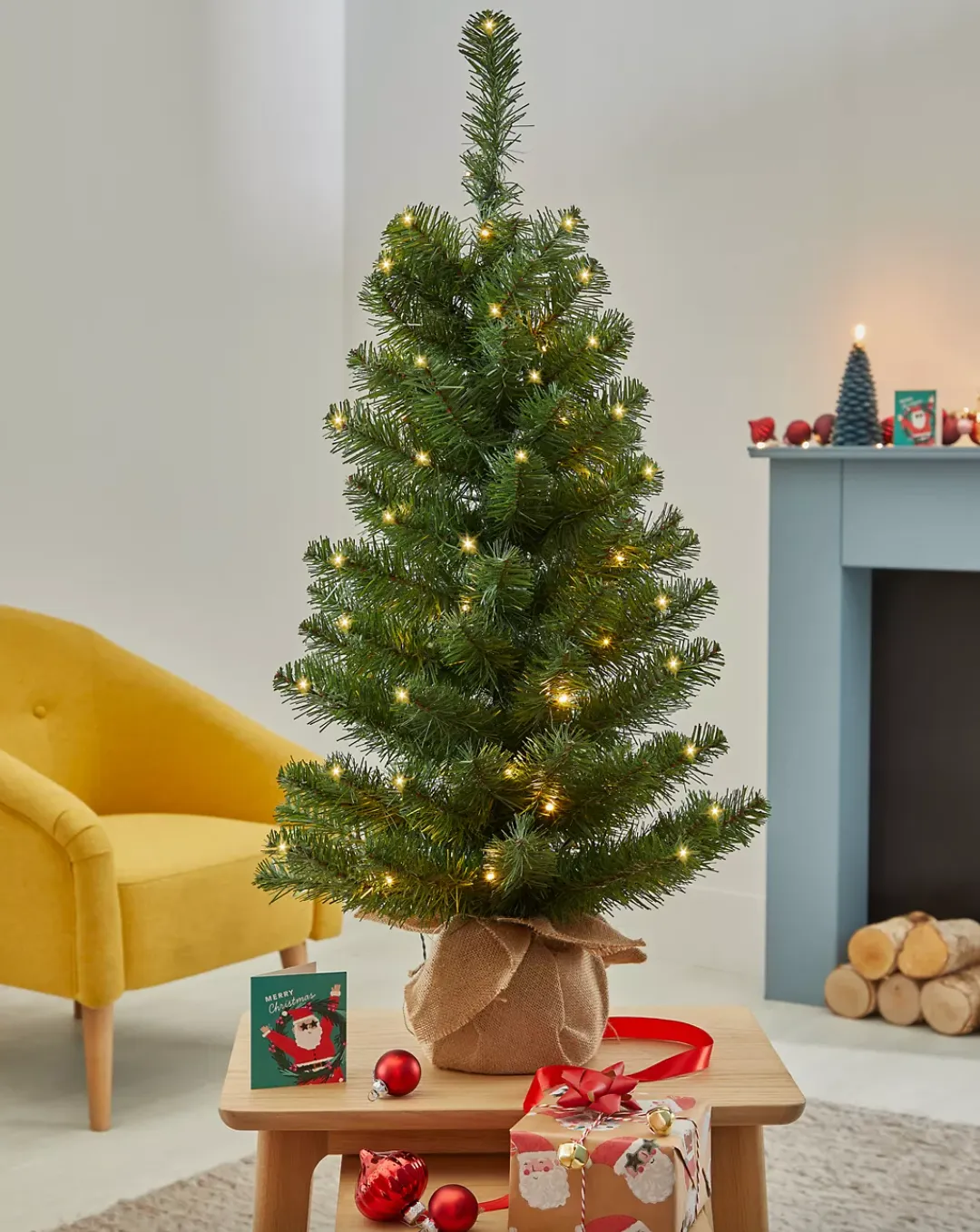 M&S 3ft Pre-Lit Spruce Christmas Tree
