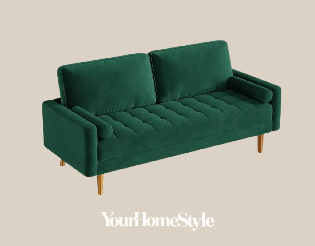 Vesgantti Green Velvet Sofa 