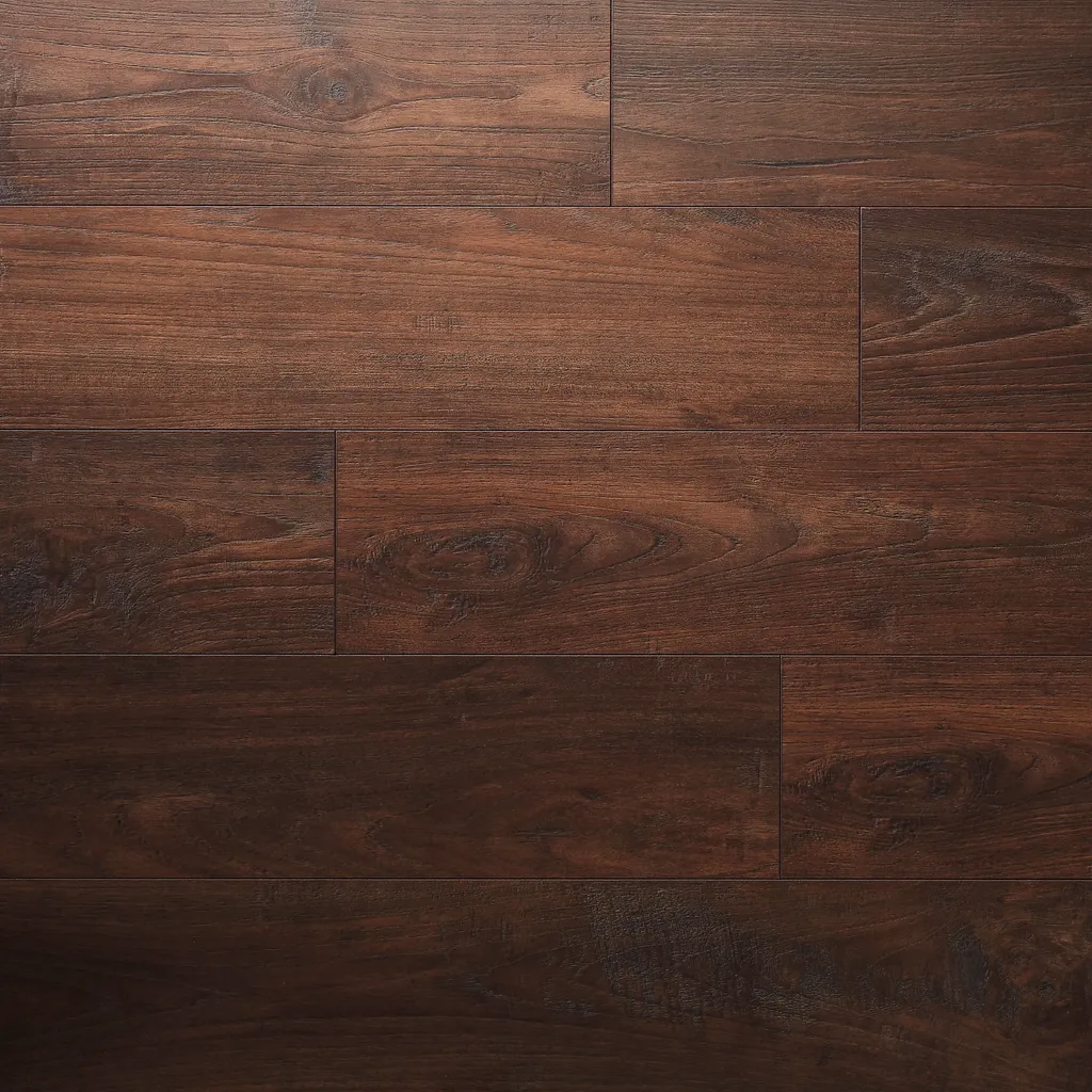 GoodHome Swanley Dark oak effect Laminate Flooring, £21 per m, B&Q