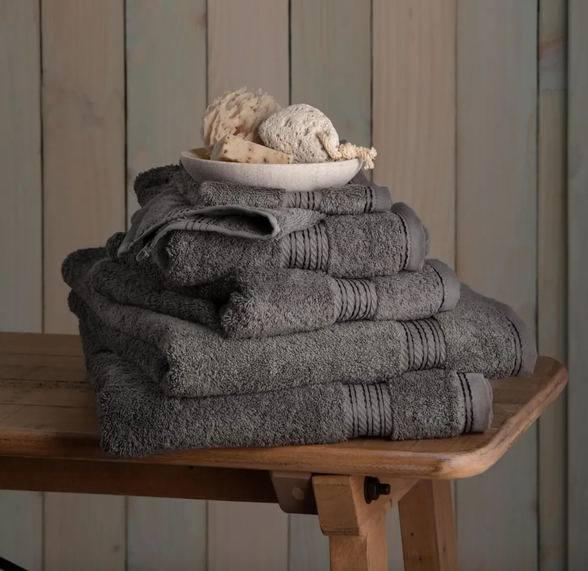 Bathroom Washcloths, Luxury Natural Cotton