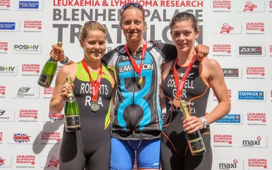 Emma Pallant wins this year's Blenheim Palace Triathlon