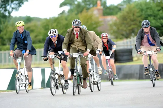 Martyn Brunt takes part in the Brompton World Championships