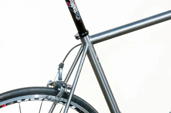 Classic lines and thin tubing on Lynskey Rouleur road bike