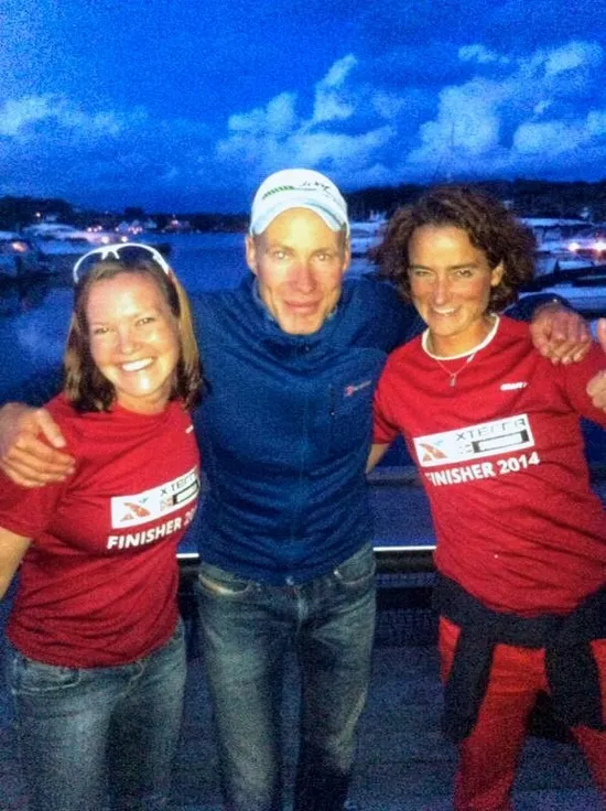 Naomi and Patricia with race director Tom Remman