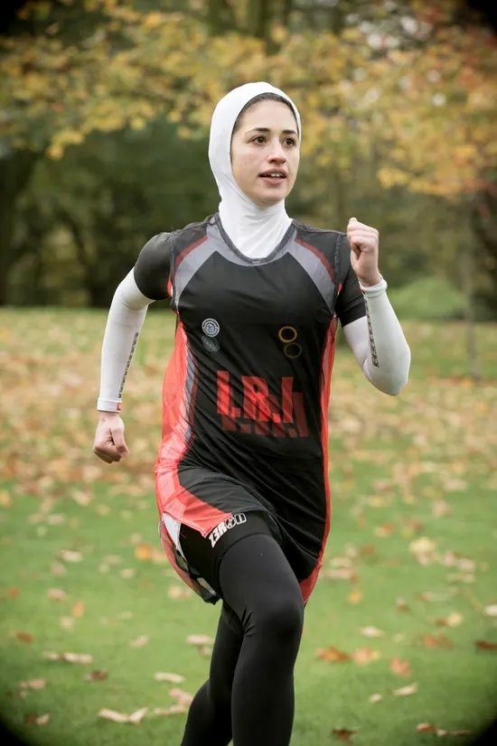 Shirin Gerami in run training