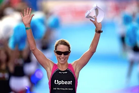 Susie Hignett finishes Ironman Barcelona 2014